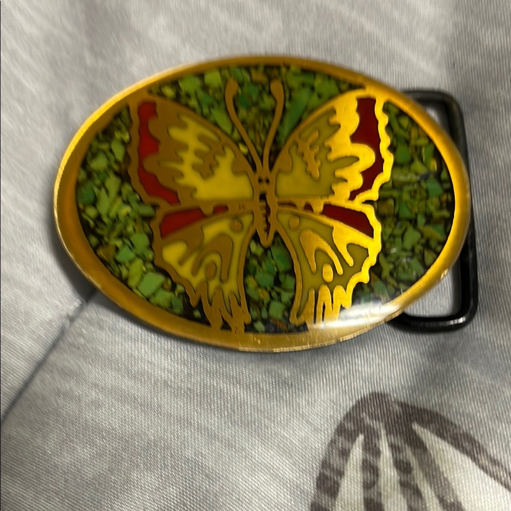 Butterfly Yellow and Red Belt Accessory life is like a butterfly.